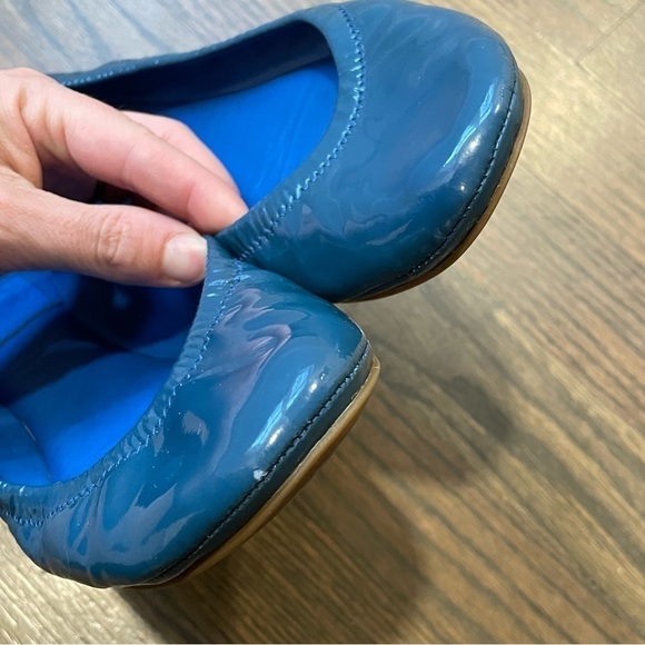 Tory Burch Eddie Smooth Patent Leather Ballet Flat size 7 - Picture 6 of 10